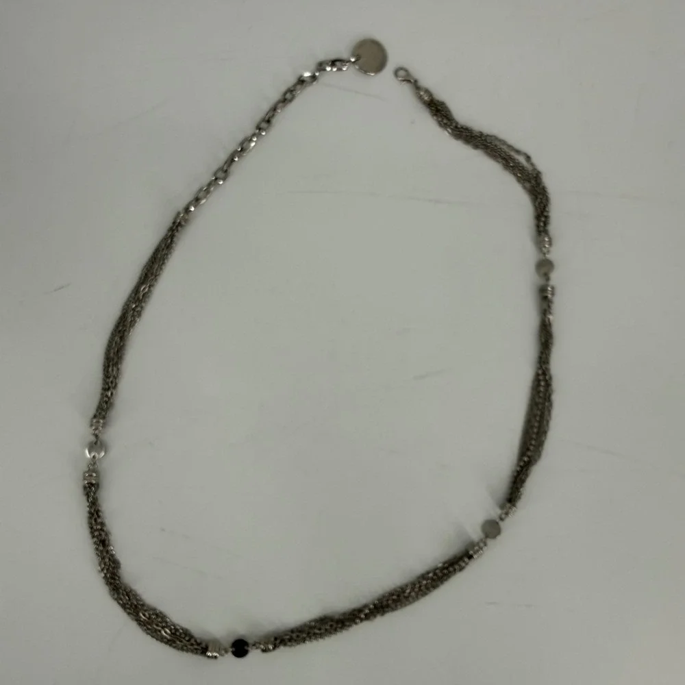 Calvin Klein Silver Tone Multi Chain Hip Belt Waist Chain Y2K‎ Statement 36